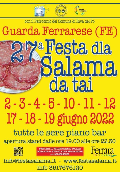 Festa dla Salama 2022 a Guarda Ferrarere Festa Salama da tai 2022